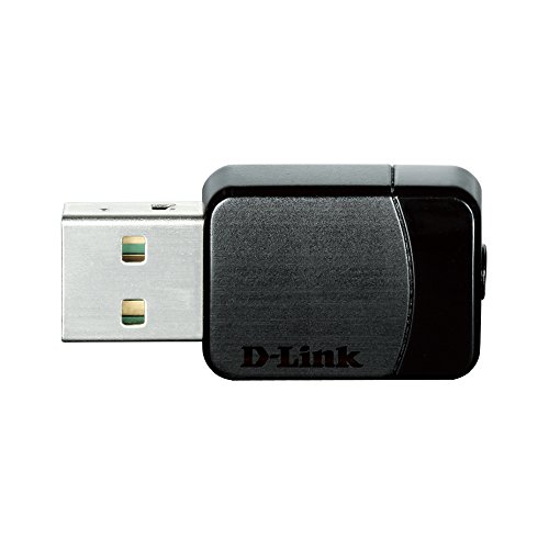 D-Link Adaptador USB WiFi Inalambrico AC600 - Hasta 433Mbps - MU-MIMO - WPS