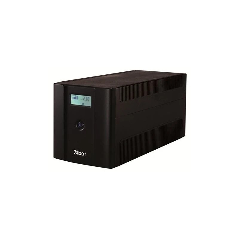 Elbat Delta SAI 1100VA USB - Pantalla LCD - 4x Shuckos - Estabilizador AVR - Funcion de Arranque en Frio