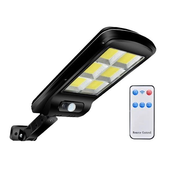 Elbat Cob Farola Led Solar - 4500LM - Luz Fria 6500K - Sensor de Movimiento