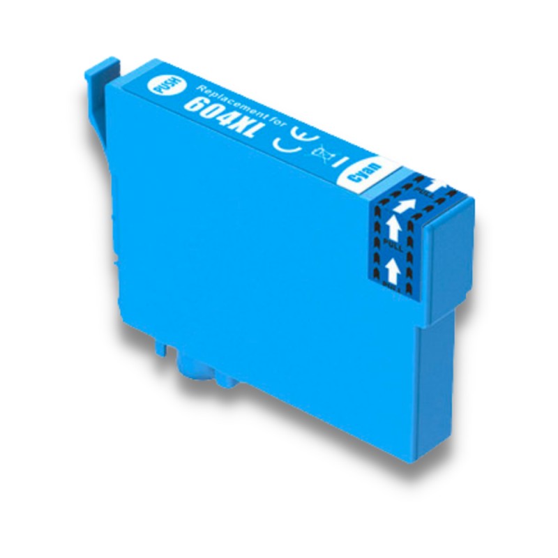 Epson 604XL Cyan Cartucho de Tinta Generico - Reemplaza C13T10H24010/C13T10G24010