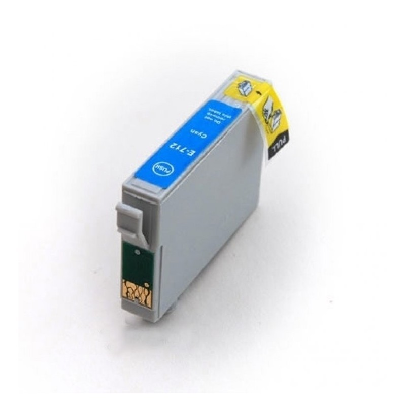 Epson T0712/T0892 Cyan Cartucho de Tinta Generico - Reemplaza C13T07124012/C13T08924011