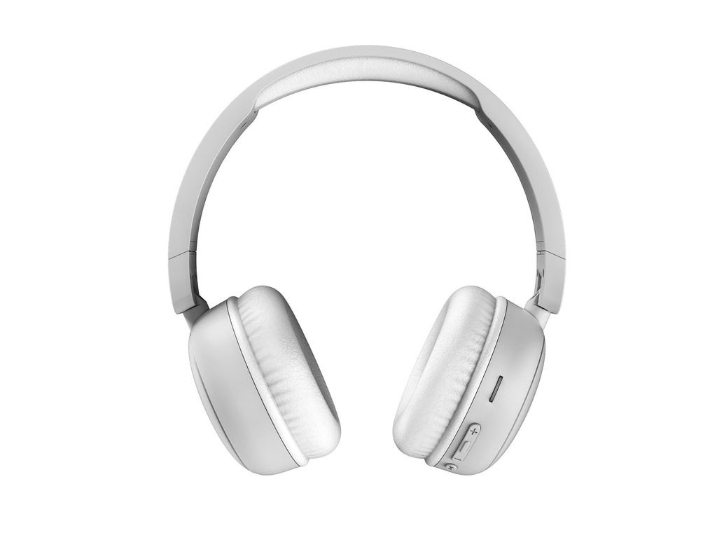 Energy Sistem Auriculares Bluetooth 5.3 - Extensibles y Plegables - Radio FM - Micro SD 128GB - 16h Autonomia - Asistente de Voz - Manos Libres - Color Blanco