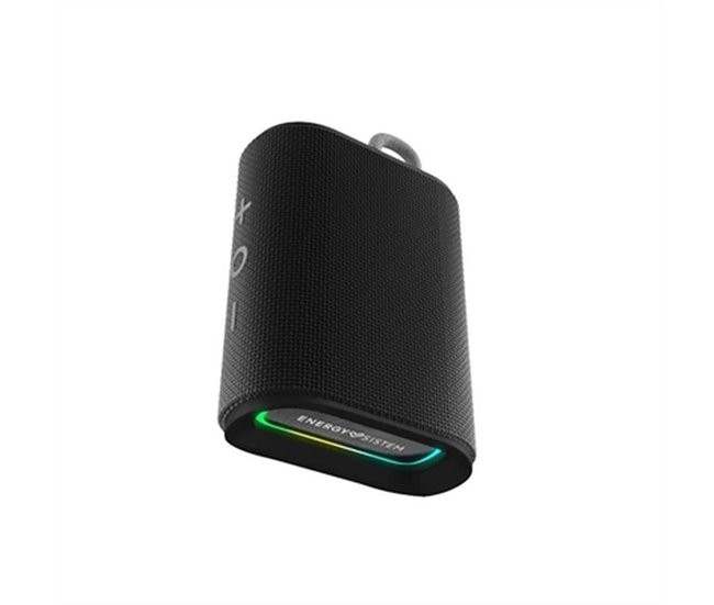 Energy Sistem StreetPlay Altavoz Bluetooth - Radio FM - IPX6 - 12h de Autonomia - Lector Micro SD - Luces LED - Manos Libres - Color Negro