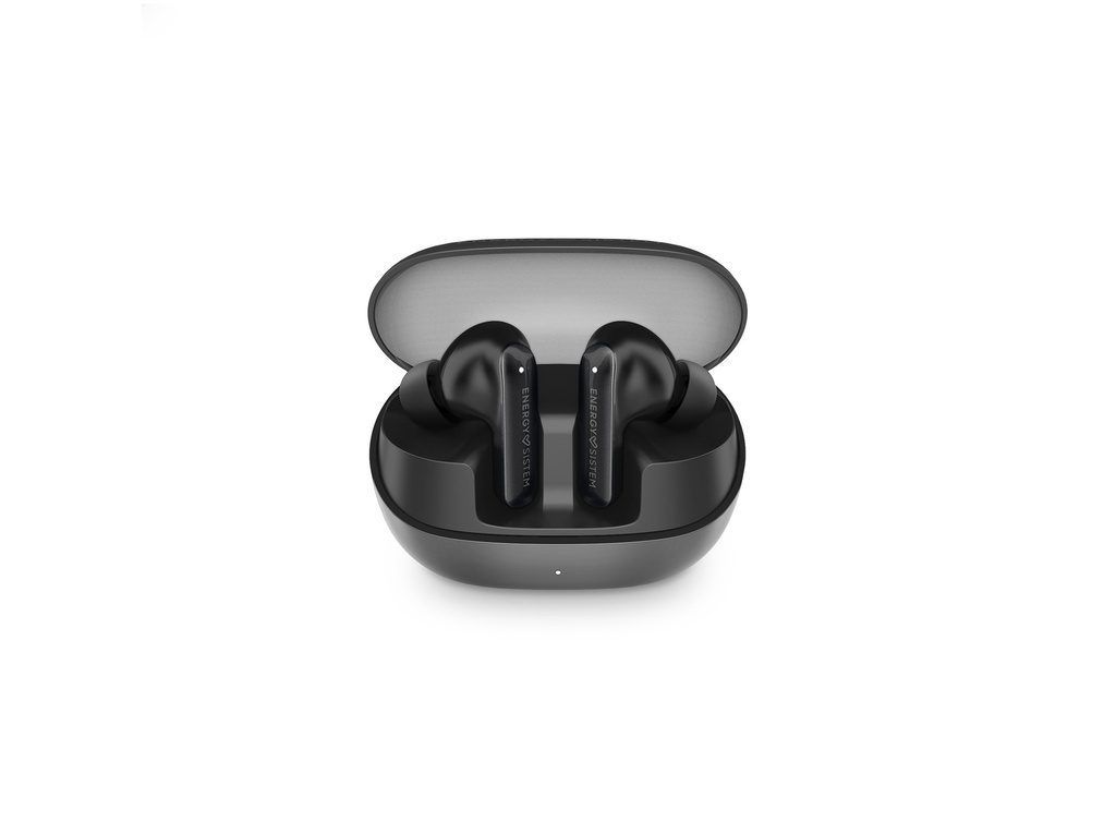 Energy Sistem Auriculares ANC -30dB - Quad Mic - Bluetooth 5.4 - 25h Autonomia - IPX4 - Plastico Reciclado - Color Negro