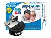 Ewent EW1085 Receptor Bluetooth Micro USB Clase 1 - hasta 20 m de alcance - Color Negro