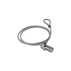 Ewent EW1241 Candado para Portatil con Combinacion - cable 1.5m - Color Plata