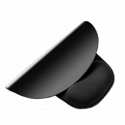 Ewent Alfombrilla de Raton de Gel con Reposamuñecas - 240x21x212mm - Color Negro