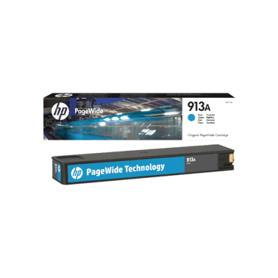 HP 913A Cyan Cartucho de Tinta Original - F6T77AE