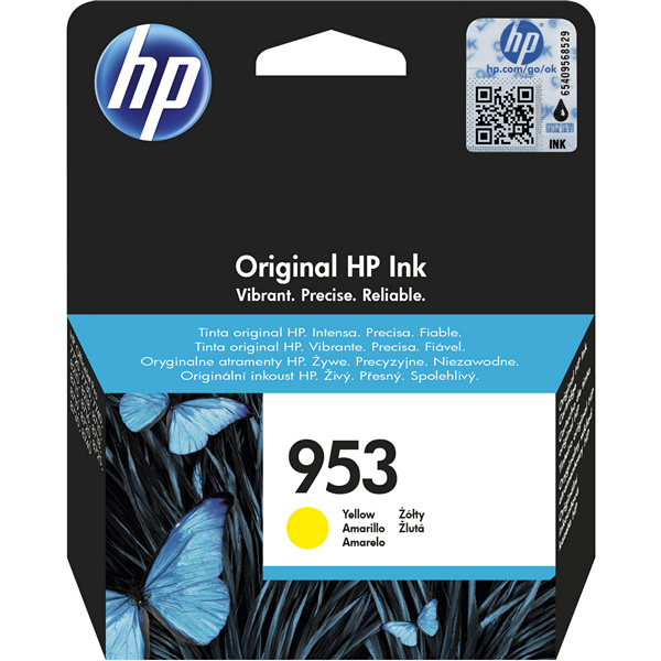 HP 953 Amarillo Cartucho de Tinta Original - F6U14AE
