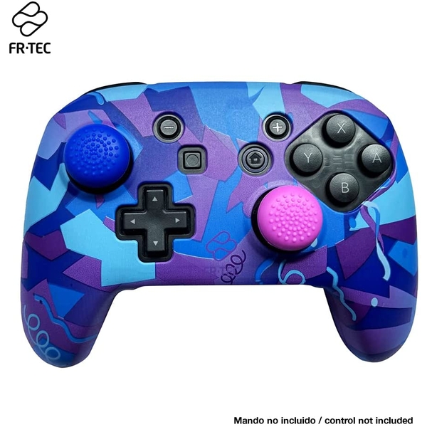 FR-TEC Funda de Silicona + Grips para Joysticks Custom Kit Llama Skin para Mando de Nintendo Switch Pro Controller - Skin de Camuflaje - Color Varios