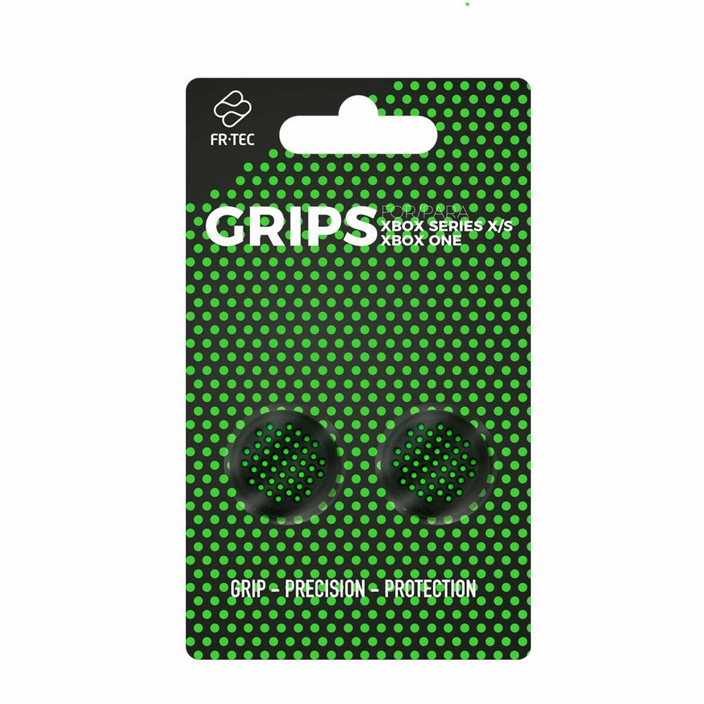 FR-TEC Grips para Joysticks Xbox Series X/S - Relieve para Mejor Agarre y Precision - Diseño Acorde a La Identidad de La Consola - Color Negro