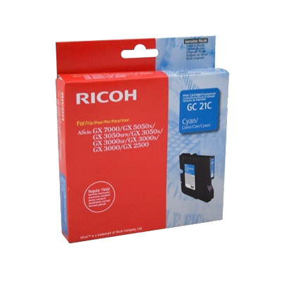Ricoh GC21C Cyan Cartucho de Gel Original - 405533
