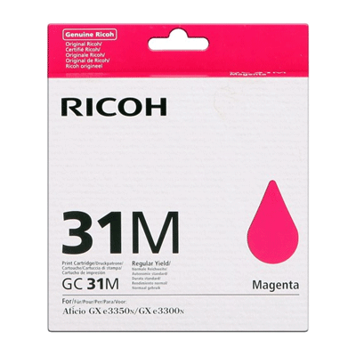 Ricoh GC31M Magenta Cartucho de Gel Original - 405690