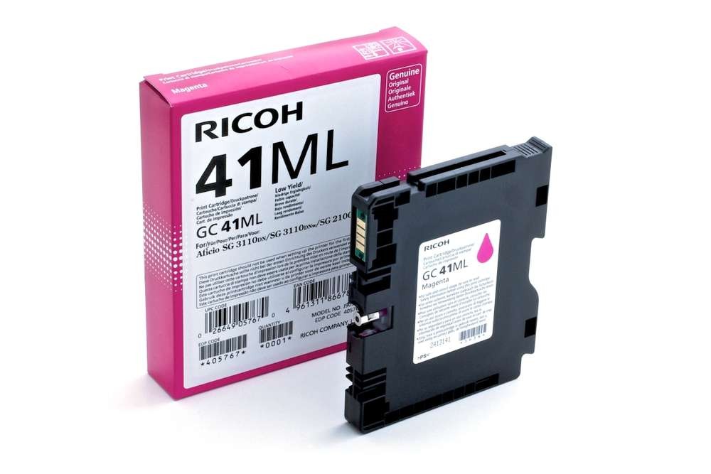 Ricoh GC41ML Magenta Cartucho de Gel Original - 405767