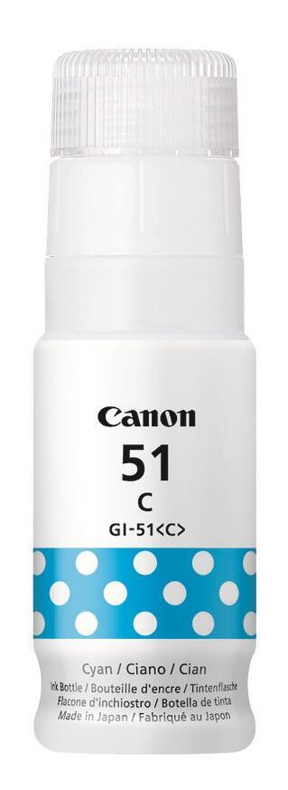 Canon GI51 Cyan Botella de Tinta Original - GI51C/4546C001