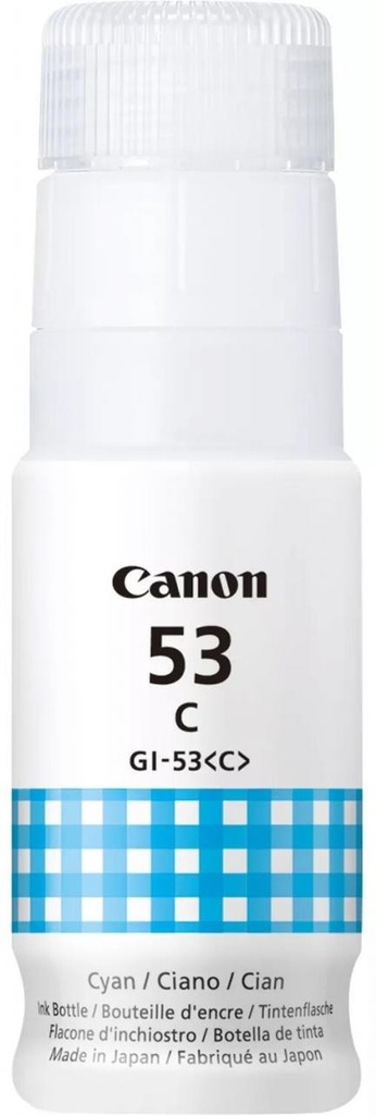 Canon GI53 Cyan Botella de Tinta Original - GI53C/4673C001