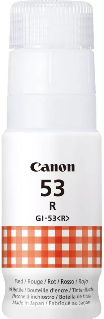 Canon GI53 Rojo Botella de Tinta Original - GI53R/4717C001
