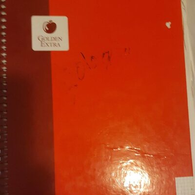 Golden Extra Cuaderno Espiral Folio 80 Hojas 90grs Cuadricula - Margen Remarcado - Tapa Forrada - Colores Surtidos