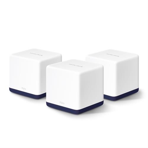 Mercusys H50G Sistema Wi-Fi Mesh AC1900 - 3 Unidades Halo - Cobertura hasta 550 m² - Roaming sin Interrupciones
