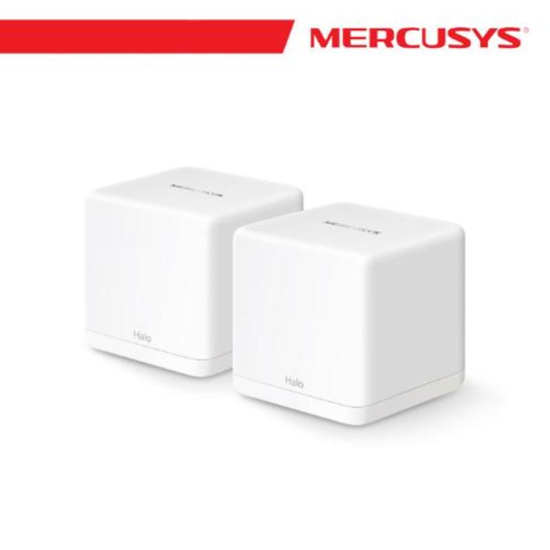 Mercusys H60X Sistema Wi-Fi 6 Mesh AX1500 Doble Banda - 2 Unidades Halo - Cobertura hasta 350 m² - Color Blanco