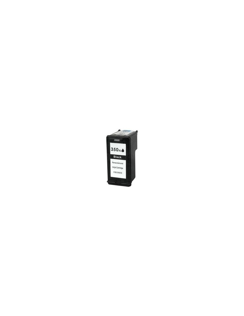 HP 350XL Negro Cartucho de Tinta Remanufacturado - Reemplaza CB336EE/CB335EE