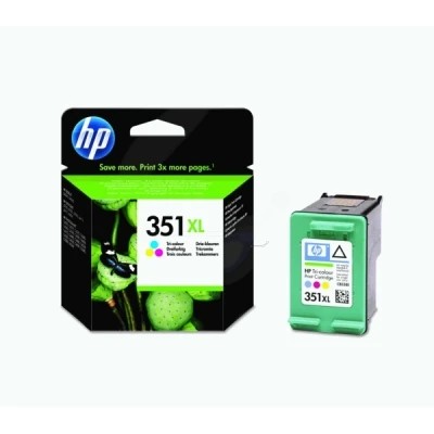 HP 351XL Color Cartucho de Tinta Remanufacturado - Reemplaza CB338EE/CB337EE
