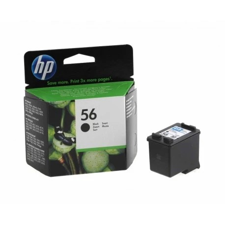 HP 56 Negro Cartucho de Tinta Remanufacturado - Reemplaza C6656AE/C6656GE