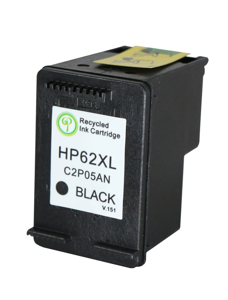 HP 62XL Negro Cartucho de Tinta Remanufacturado - Reemplaza C2P04AE/C2P05AE