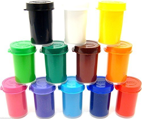 Jovi Gouache Tempera Estuche de 12 Botes 15ml - Mezclables - para Papel, Cartulina, Madera, Tela, Pasta de Modelar y Fango - Incluye Pincel - Color Surtido
