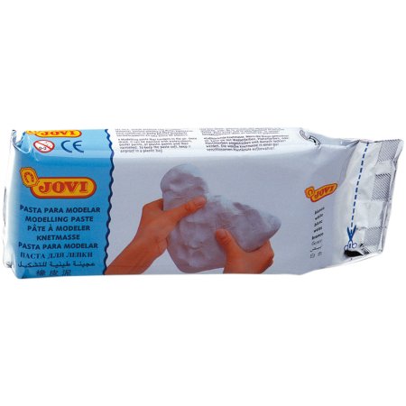 Jovi Air Dry Pasta para Modelar 1000gr - Endurecible al Aire - Tacto Fresco - Facil de Moldear - Multi-Superficie - Secado en 24H - Acabado Fino - Color Blanco