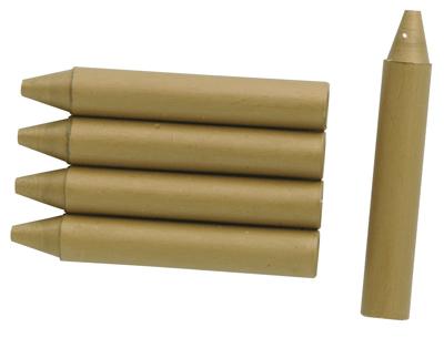 Jovi Estuche de 12 Ceras - No Manchan - No Huelen - Resistentes - Deslizan Bien - Faciles de Afilar - Desarrollan Motricidad Fina - Color Oro