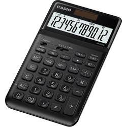 Casio JW-200SC Calculadora de Sobremesa 12 Digitos Inclinacion Ajustable - Simbolos de Comando de Funcion - Memoria Total General e Independiente - Alimentacion Solar y Pilas - Color Negro