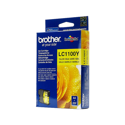 Brother LC1100 Amarillo Cartucho de Tinta Original - LC1100Y