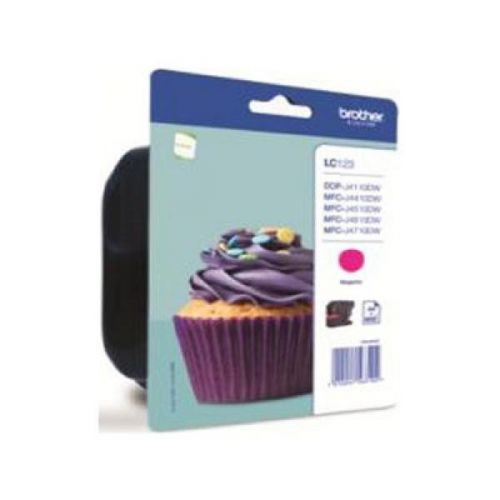 Brother LC123 Magenta Cartucho de Tinta Original - LC123MBP