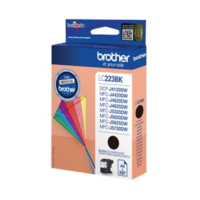 Brother LC223 Negro Cartucho de Tinta Original - LC223BKBP