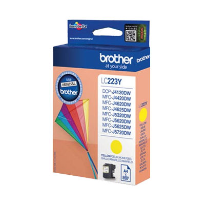 Brother LC223 Amarillo Cartucho de Tinta Original - LC223YBP