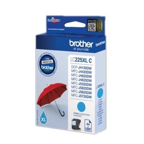 Brother LC225XL Cyan Cartucho de Tinta Original - LC225XLCBP