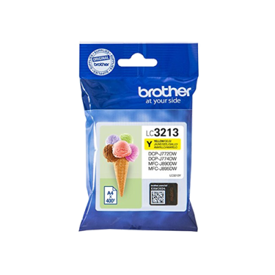 Brother LC3213 Amarillo Cartucho de Tinta Original - LC3213Y
