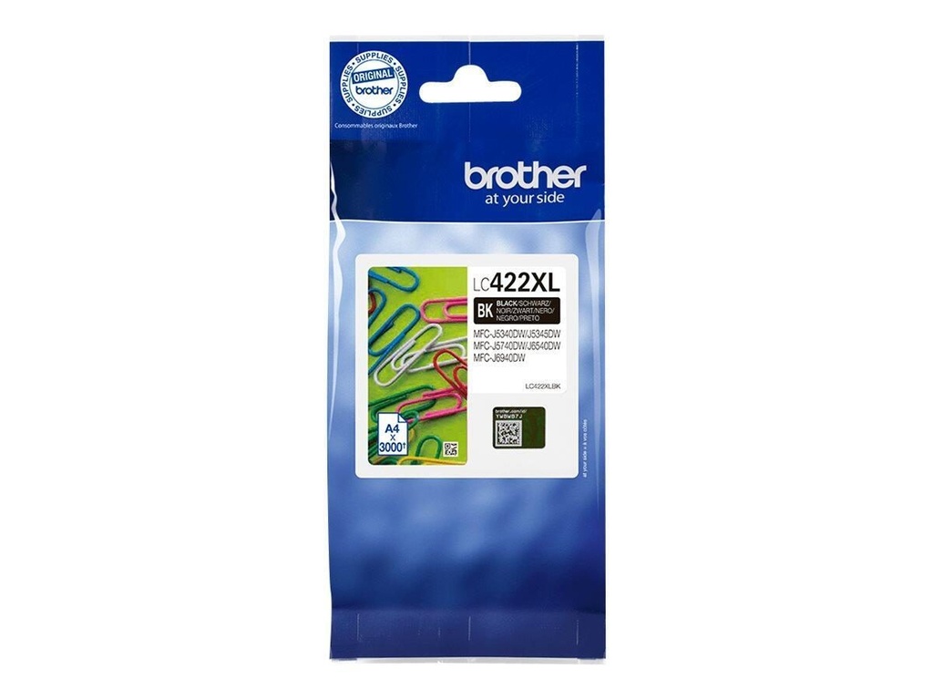 Brother LC422XL Negro Cartucho de Tinta Original - LC422XLBK