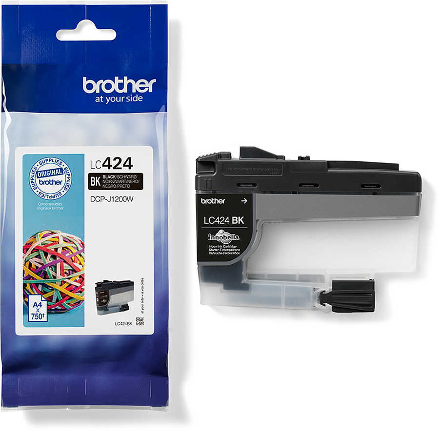 Brother LC424 Negro Cartucho de Tinta Original - LC424BK