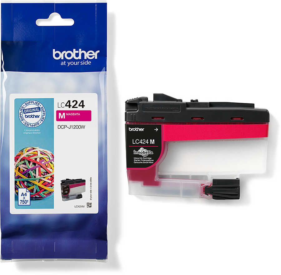 Brother LC424 Magenta Cartucho de Tinta Original - LC424M