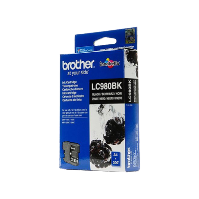 Brother LC980 Negro Cartucho de Tinta Original - LC980BK