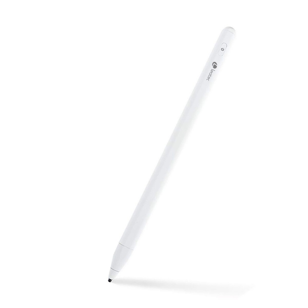 Leotec Stylus ePen Plus Lapiz Digital para Pantalla Tactil - Compatible con Smartphones y Tablets Android, iOS y Windows - Boton On/Off - Apagado Automatico - Autonomia hasta 12h - Punta de Repuesto