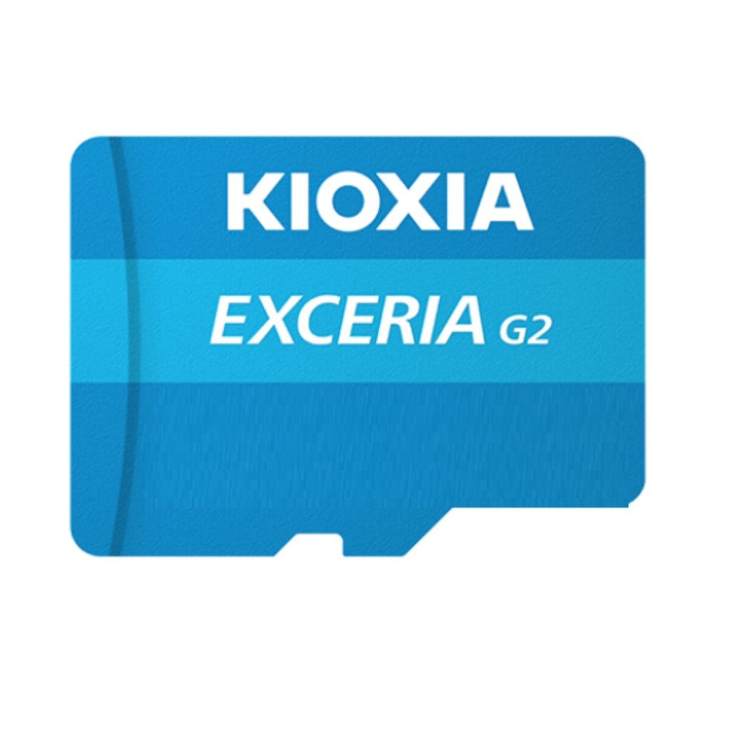 Kioxia Exceria G2 Tarjeta Micro SDXC 128GB UHS-III A1 V30 Clase 10 con Adaptador