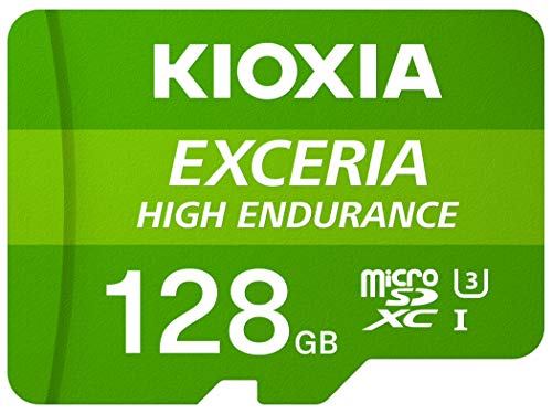 Kioxia Exceria High Endurance Tarjeta Micro SDXC 128GB UHS-I V30 Clase 10 con Adaptador