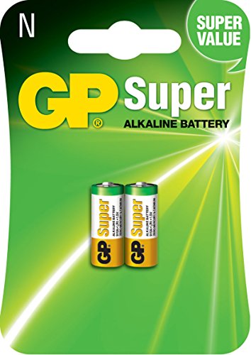 GP Batteries Super Alcalina Pack de 2 Pilas Alcalina N LR-01 1.5V
