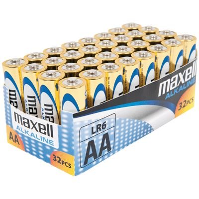 Maxell Pack de 32 Pilas Alcalinas LR06 AA 1.5V