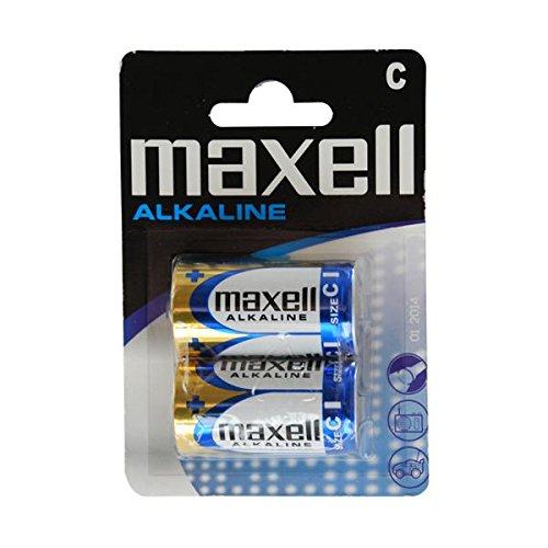 Maxell Pack de 2 Pilas Alcalinas LR14 C