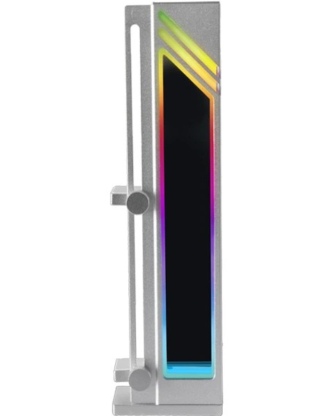 Mars Gaming MCA-GCB Soporte Tarjeta Grafica ARGB - Iluminacion ARGB Infinity Mirror - Base Magnetica Antideslizante - Compatibilidad Universal - Color Varios