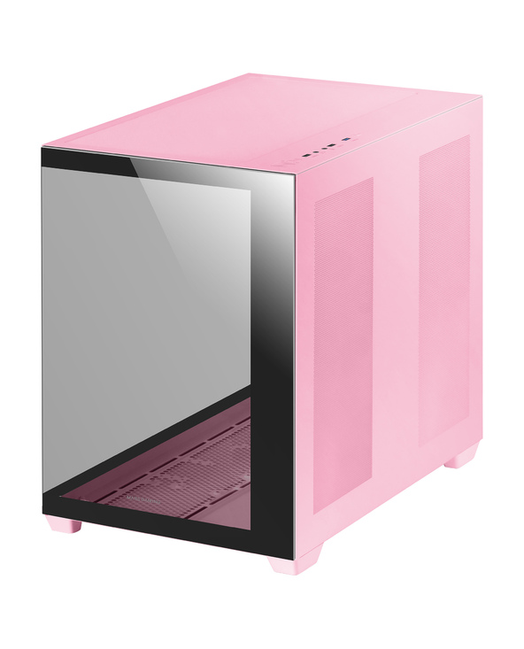 Mars Gaming MCV4 Torre Gaming Custom Premium - Cristal Templado Sin Marco - Estructura Modular Doble Camara - Soporte E-ATX - Personalizacion Total - Color Negro